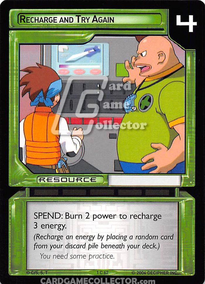 Megaman TCG : Power-Up : Recharge and Try Again