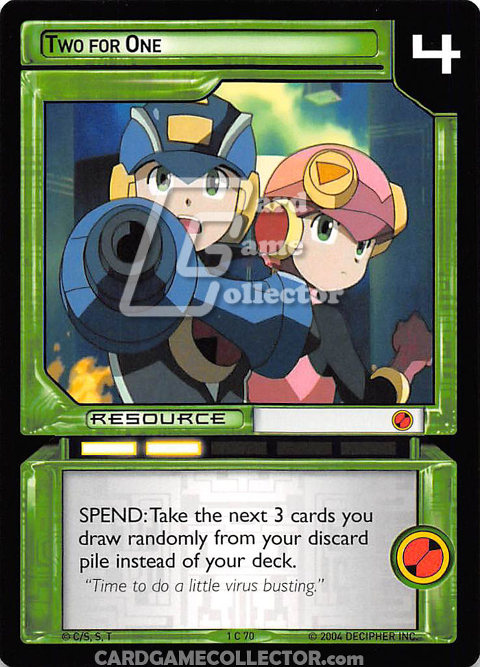 Megaman TCG : Power-Up : Two For One