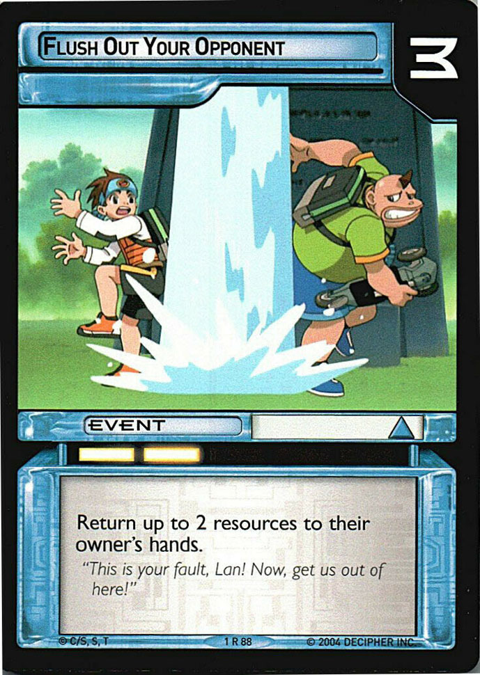 Megaman TCG : Power-Up : Flush Out Your Opponent