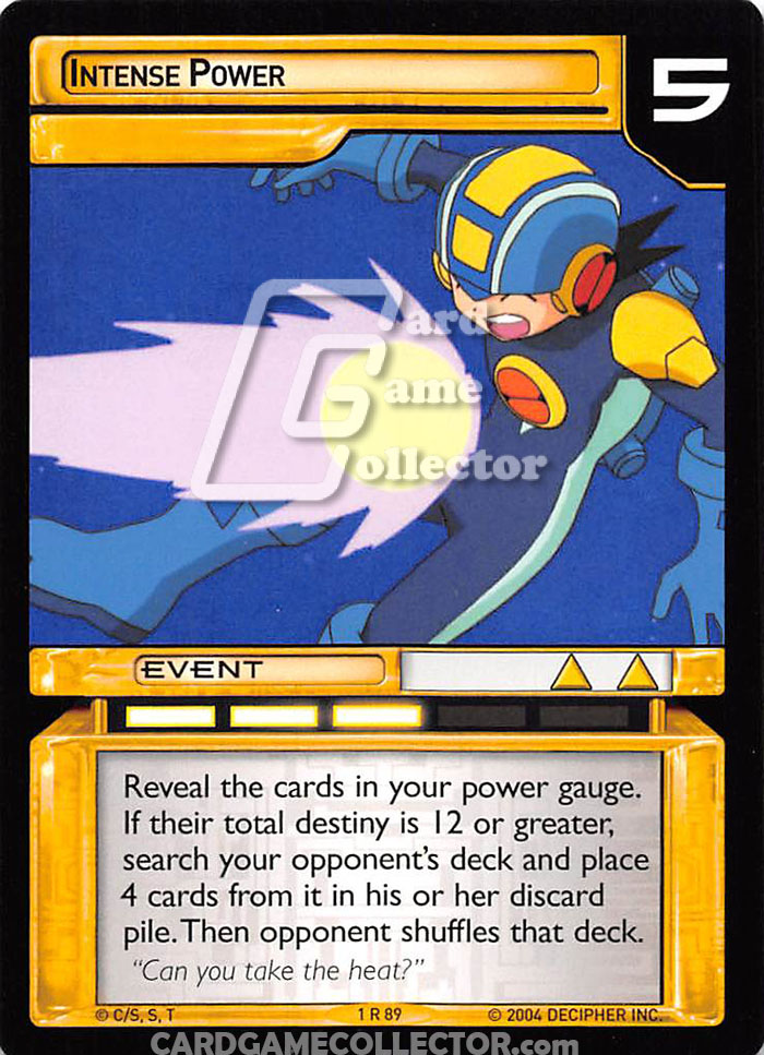 Megaman TCG : Power-Up : Intense Power