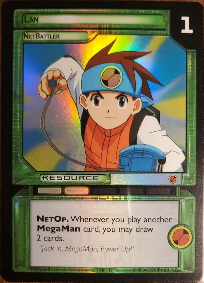Megaman TCG : Power-Up : Lan, NetBattler