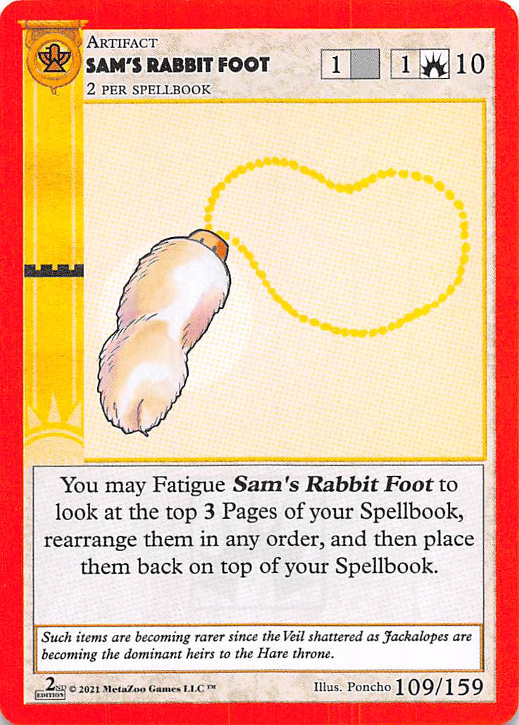 MetaZoo CCG: Base Sam's Rabbit Foot