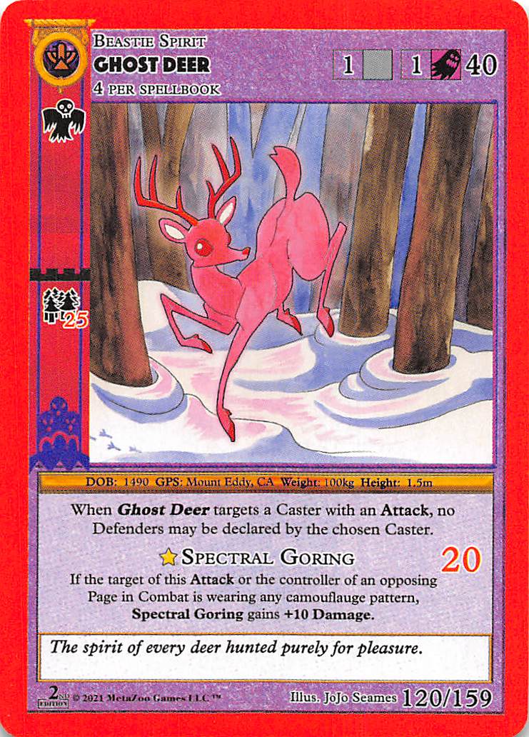 MetaZoo CCG: Base Ghost Deer