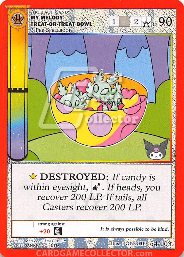 MetaZoo CCG: Kuromi's Cryptid Carnival My Melody Treat-or-Treat Bowl