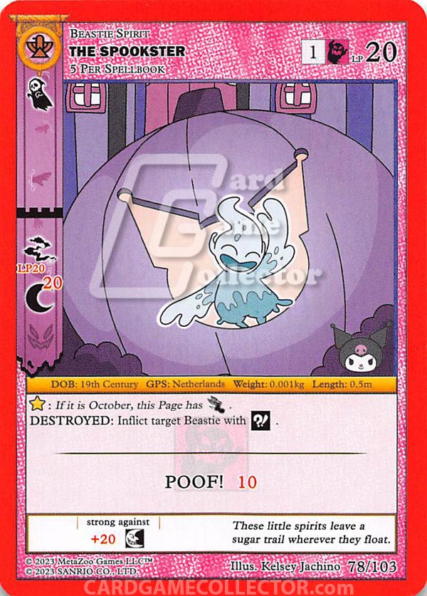 MetaZoo CCG: Kuromi's Cryptid Carnival The Spookster