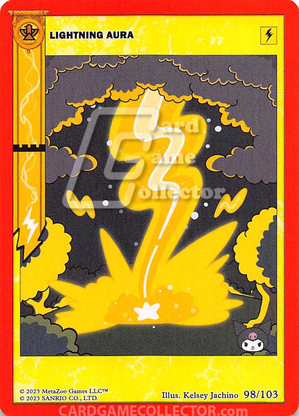 MetaZoo CCG: Kuromi's Cryptid Carnival Lightning Aura