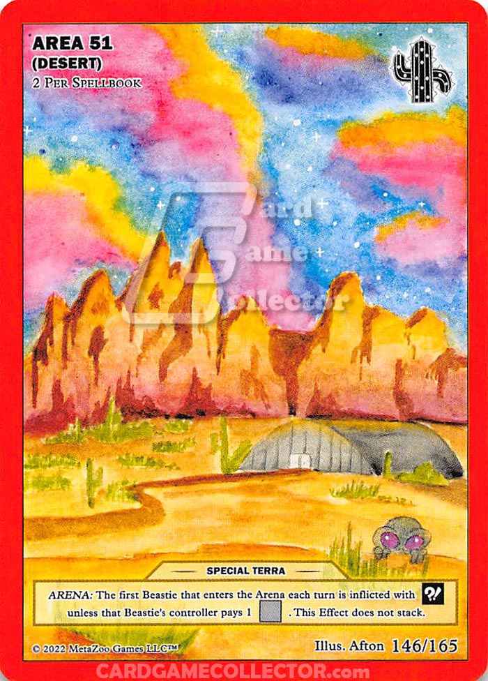 MetaZoo CCG: UFO Area 51 (Desert)