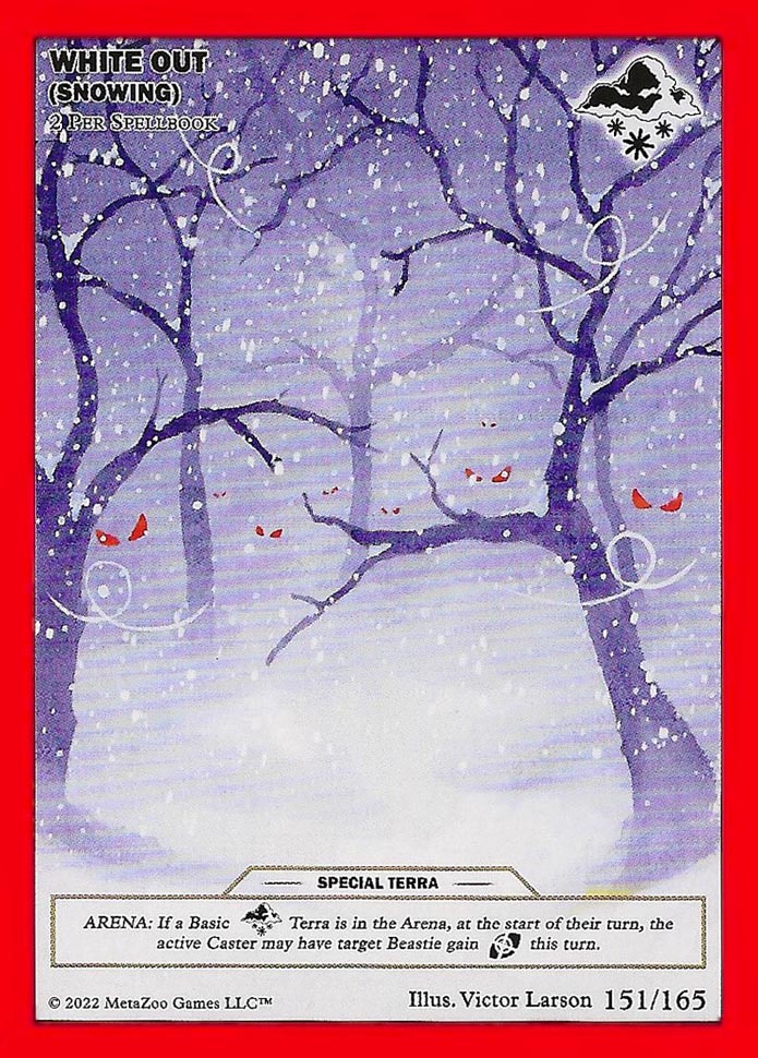 MetaZoo CCG: Wilderness White Out (Snowing)