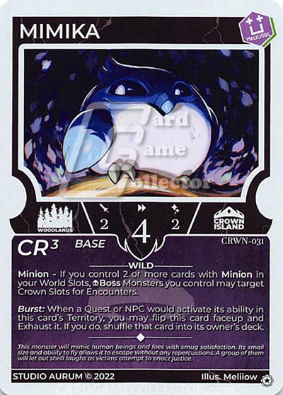 Monster Crown TCG: Mimika