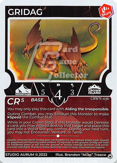 Monster Crown TCG: Gridag