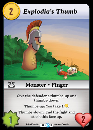 Munchkin CCG: Base Explodia's Thumb