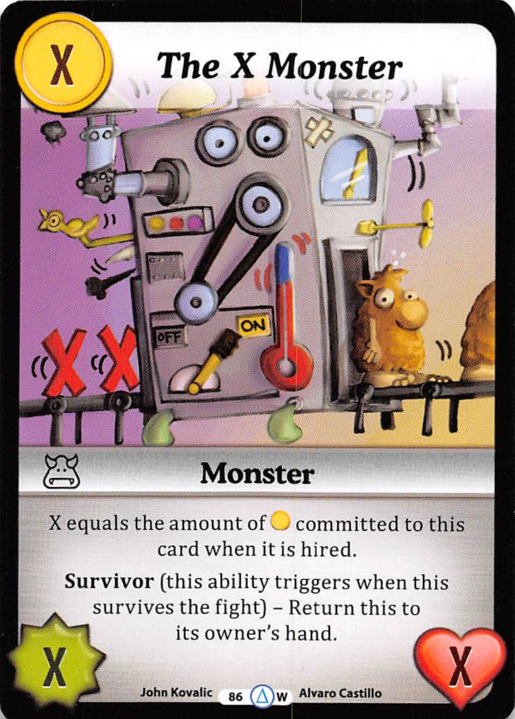 Munchkin CCG: Base The X Monster