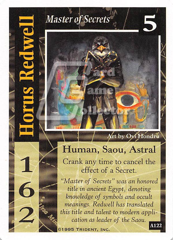 On The Edge CCG: Arcana : Horus Redwell