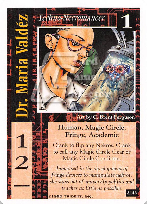 On The Edge CCG: Arcana : Dr. Maria Valdez