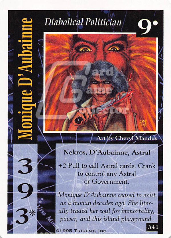 On The Edge CCG: Arcana : Monique D'Aubaine