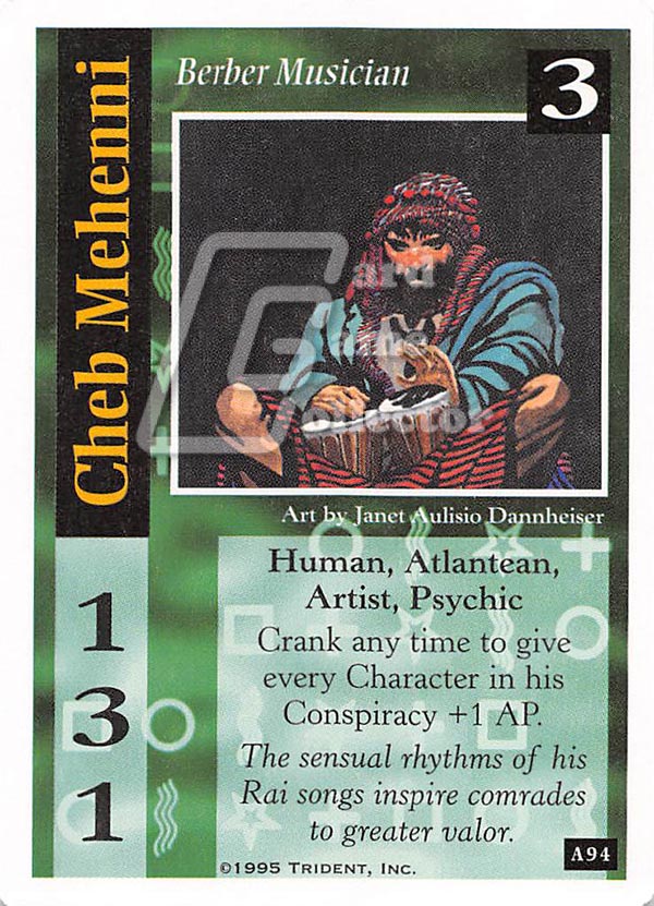 On The Edge CCG: Arcana : Cheb Mehenni