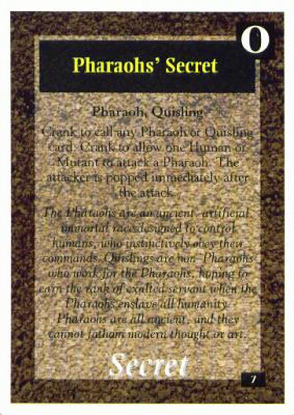 On The Edge CCG: Core Version : Pharaohs' Secret