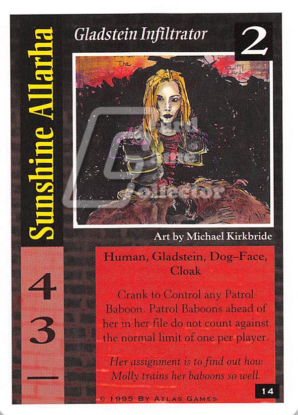 On The Edge CCG: Core Version : Sunshine Allarha