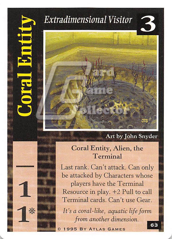 On The Edge CCG: Core Version : Coral Entity