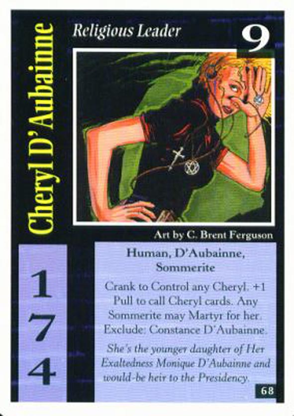 On The Edge CCG: Core Version : Cheryl D'Aubainne