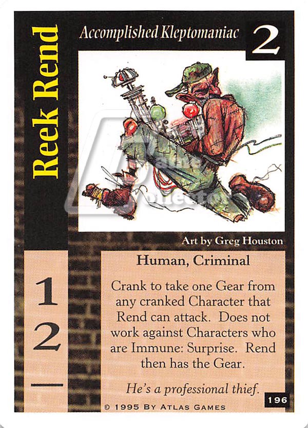 On The Edge CCG: Core Version : Reek Rend