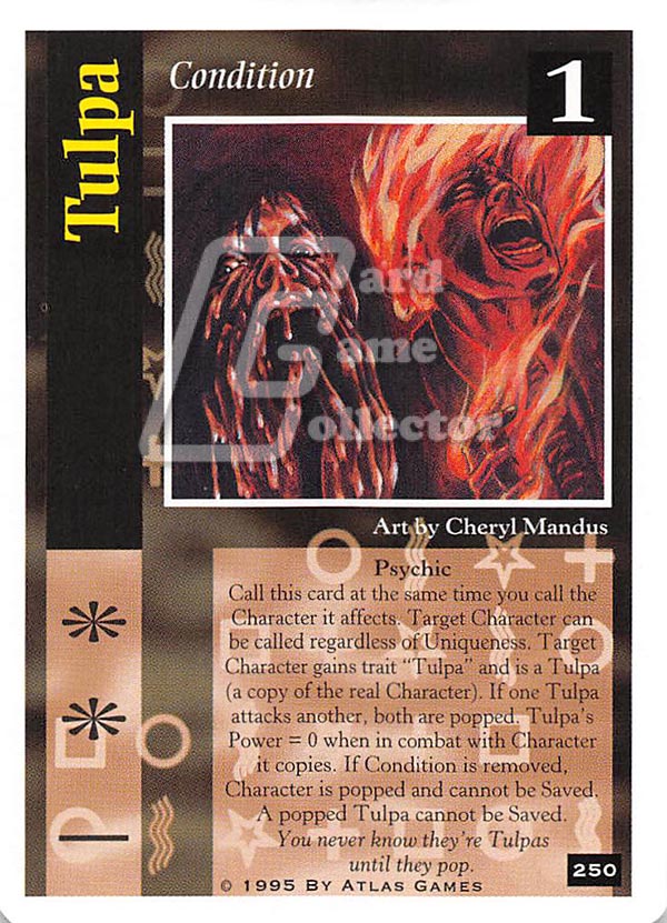 On The Edge CCG: Core Version : Tulpa