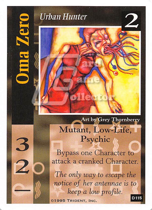 On The Edge CCG: Shadows : Oma Zero