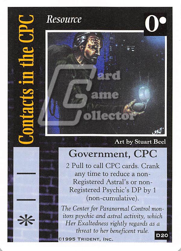 On The Edge CCG: Shadows : Contacts in the CPC