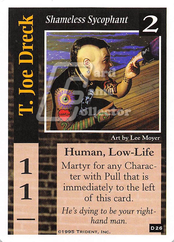 On The Edge CCG: Shadows : T. Joe Dreck