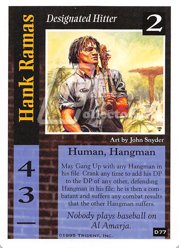 On The Edge CCG: Shadows : Hank Ramas