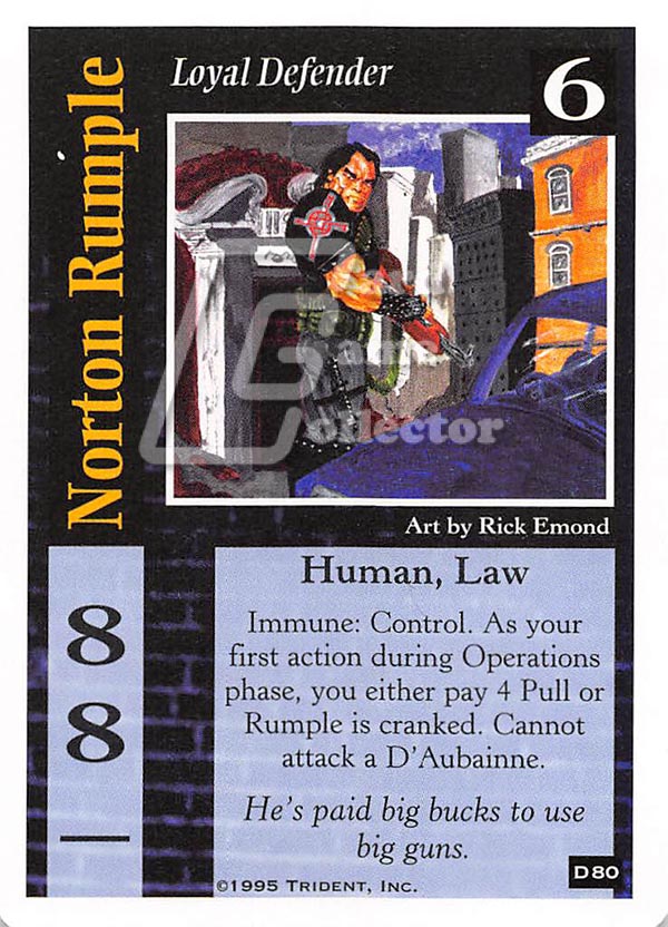 On The Edge CCG: Shadows : Norton Rumple