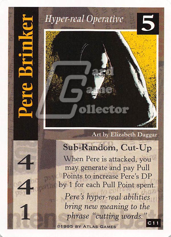 On The Edge CCG: The Cut-Ups Project : Pere Brinker