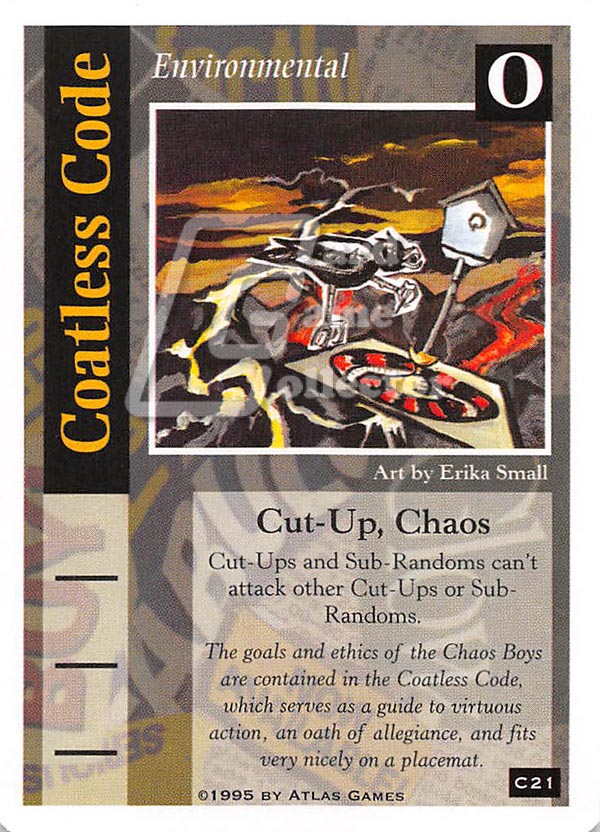 On The Edge CCG: The Cut-Ups Project : Coatless Code