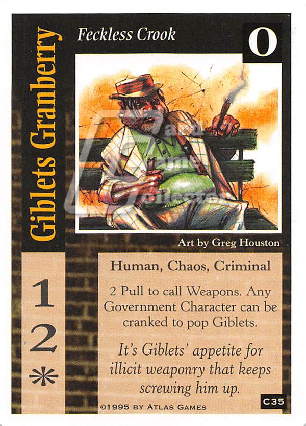 On The Edge CCG: The Cut-Ups Project : Giblets Granberry