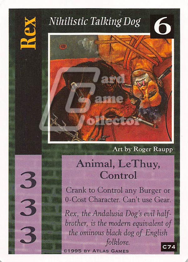 On The Edge CCG: The Cut-Ups Project : Rex