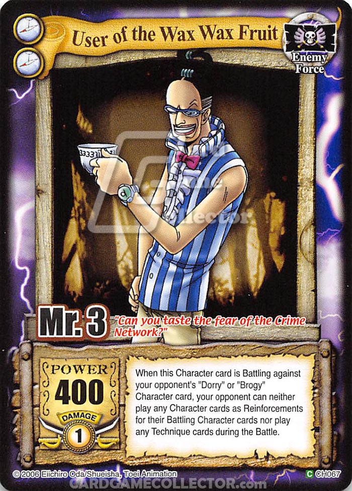 One Piece CCG (2005): User of the Wax Wax Fruit