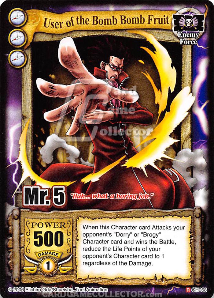 One Piece CCG (2005): User of the Bomb Bomb Fruit