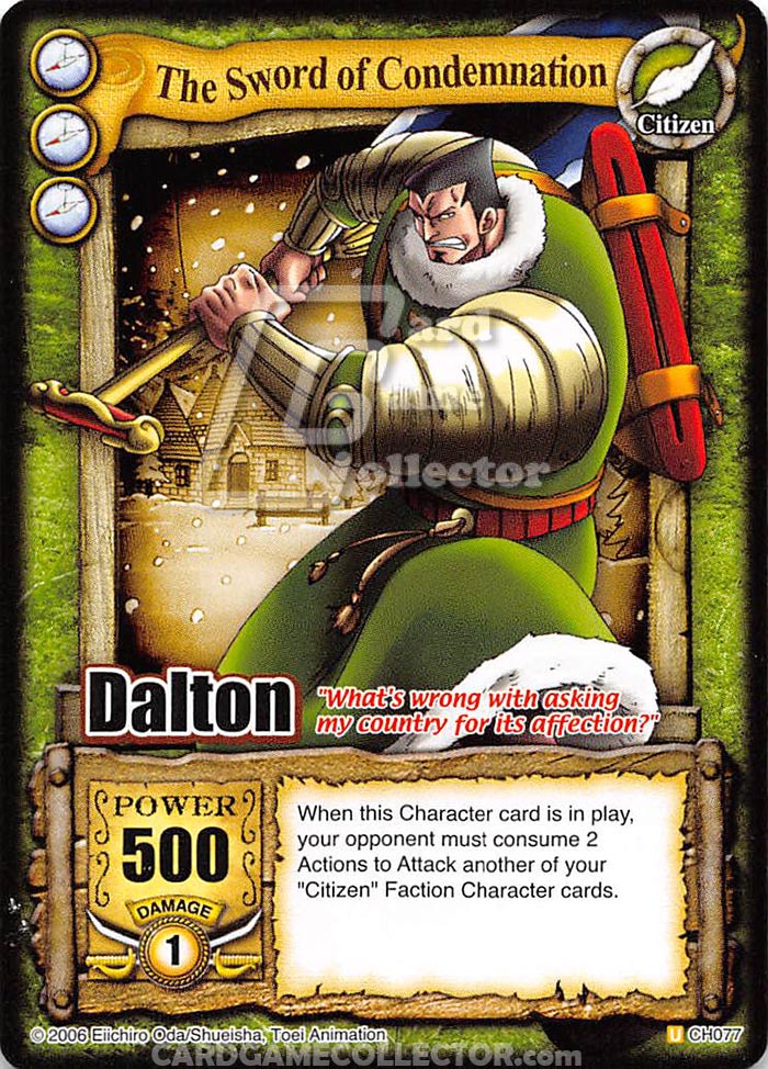 One Piece CCG (2005): The Sword of Condemnation
