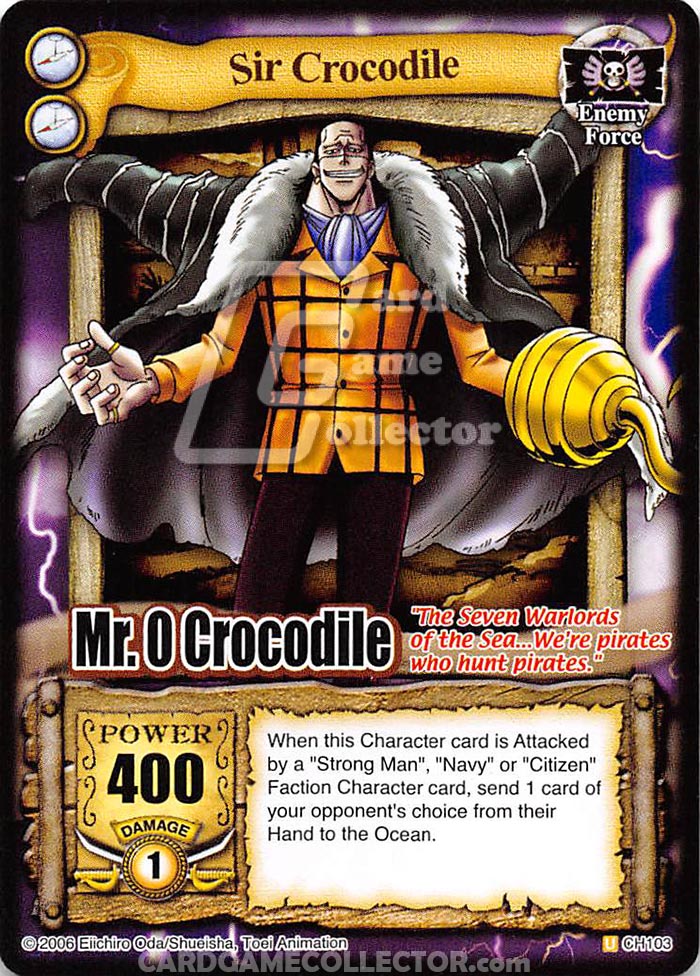 One Piece CCG (2005): Sir Crocodile 