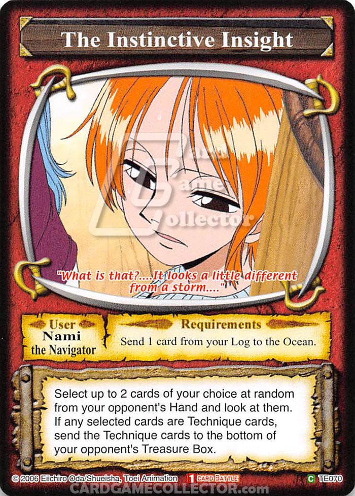 One Piece CCG (2005): The Instinctive Insight