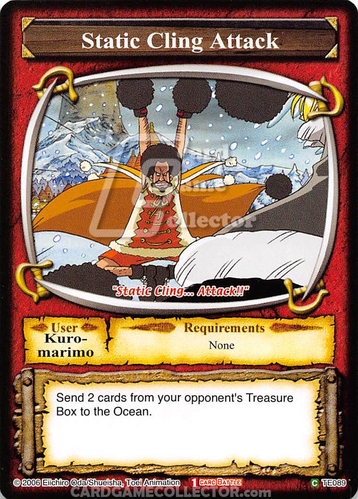 Static Cling Attack One Piece Ccg 2005