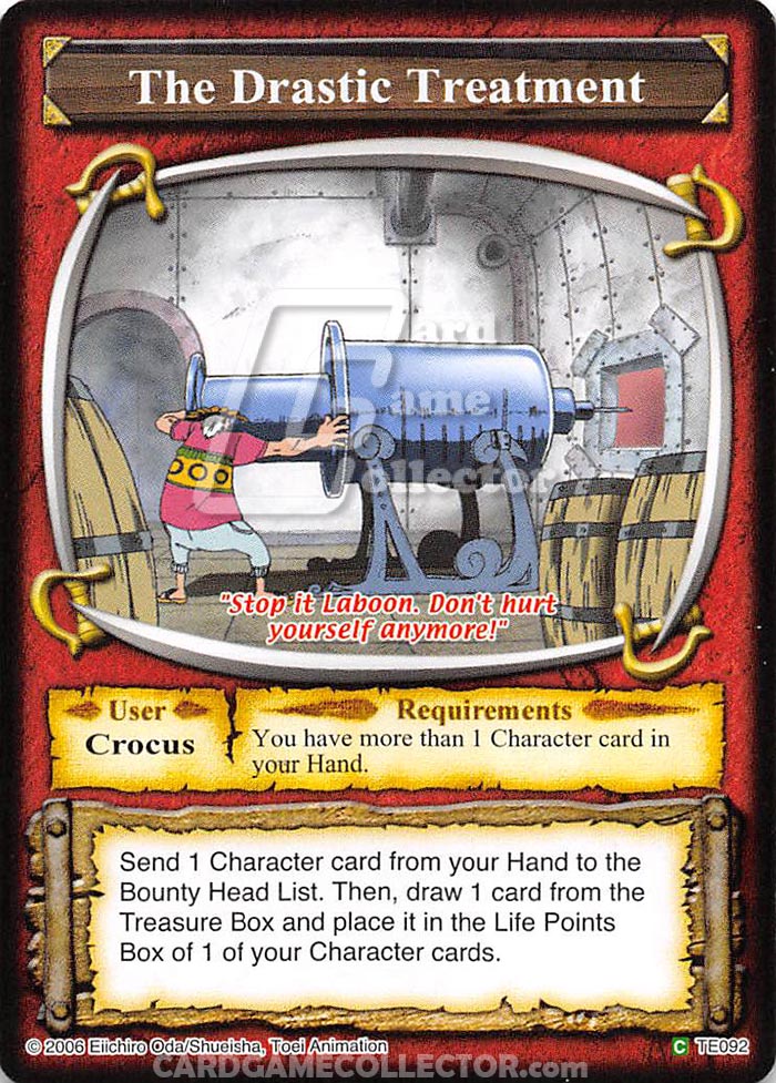 One Piece CCG (2005): The Drastic Treatment