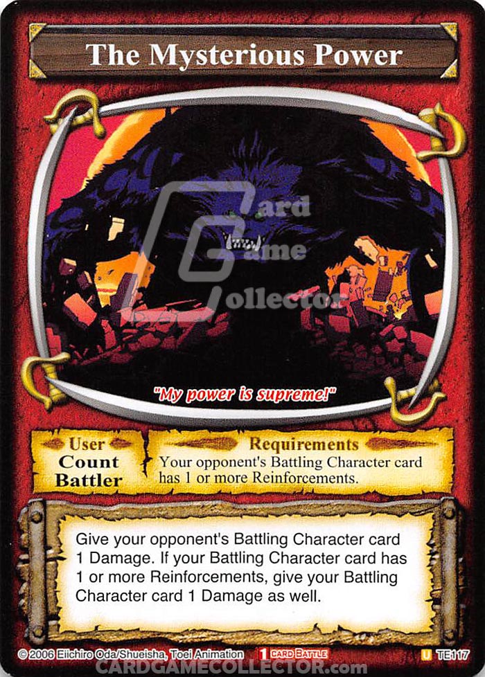 One Piece CCG (2005): The Mysterious Power