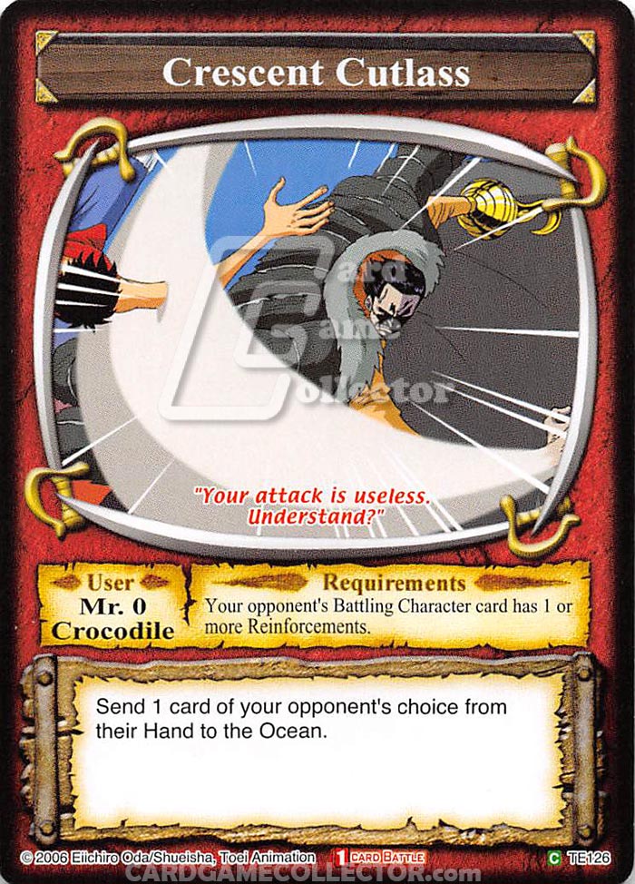 One Piece CCG (2005): Crescent Cutlass