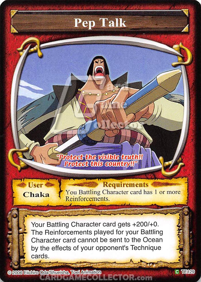One Piece CCG (2005): Pep Talk