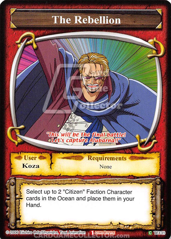 One Piece CCG (2005): The Rebellion