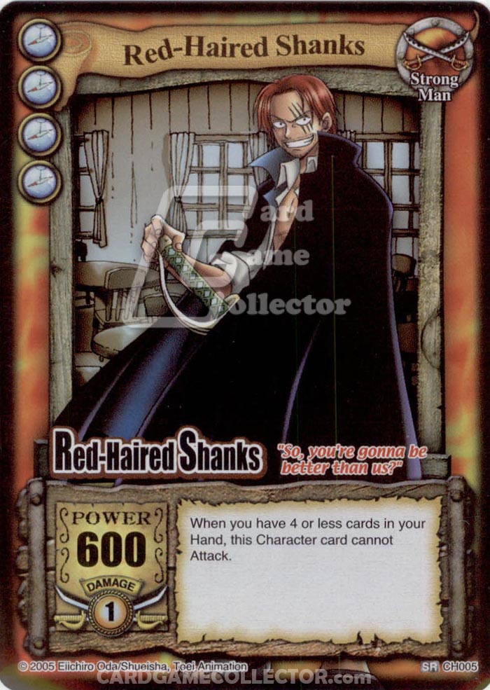 One Piece CCG (2005): Red-Haired Shanks
