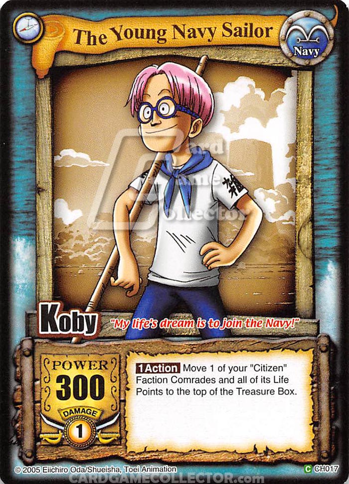 One Piece CCG (2005): The Young Navy Sailor