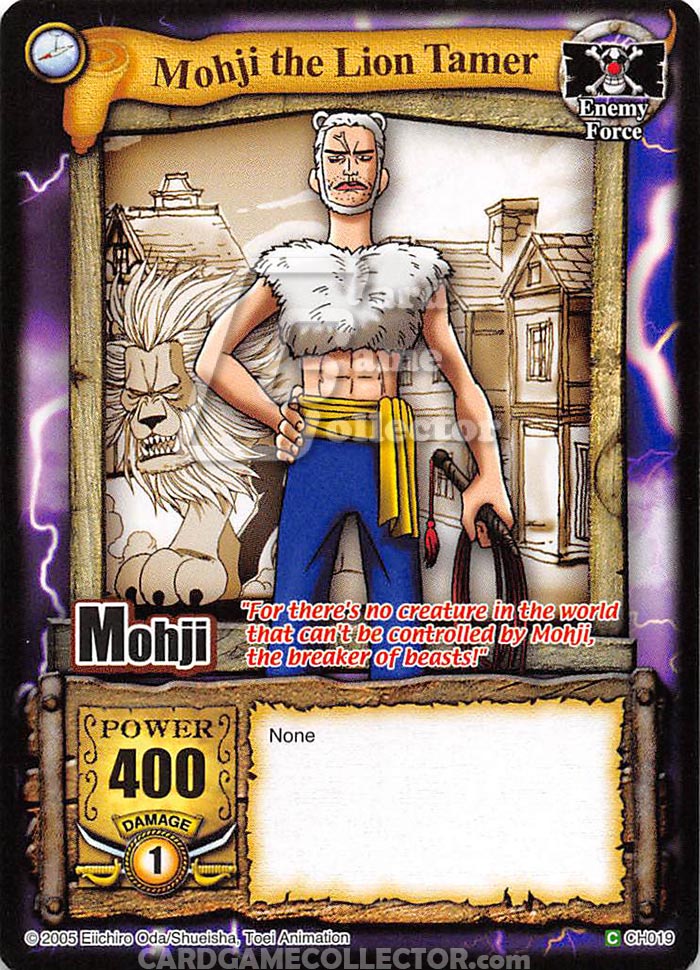 One Piece CCG (2005): Mohji the Lion Tamer