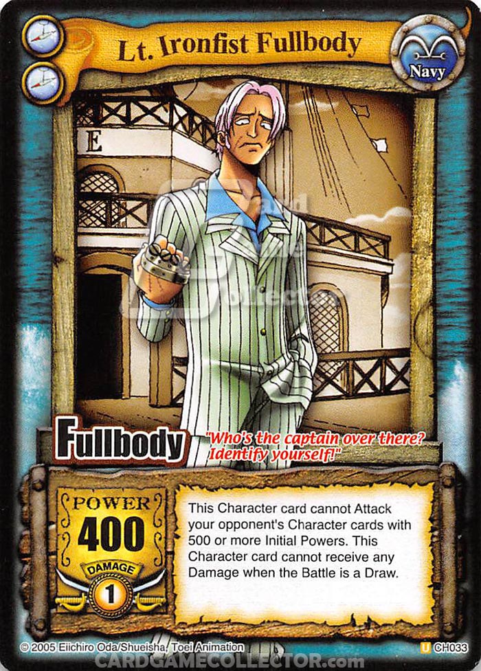 One Piece CCG (2005): Lt. Ironfist Fullbody